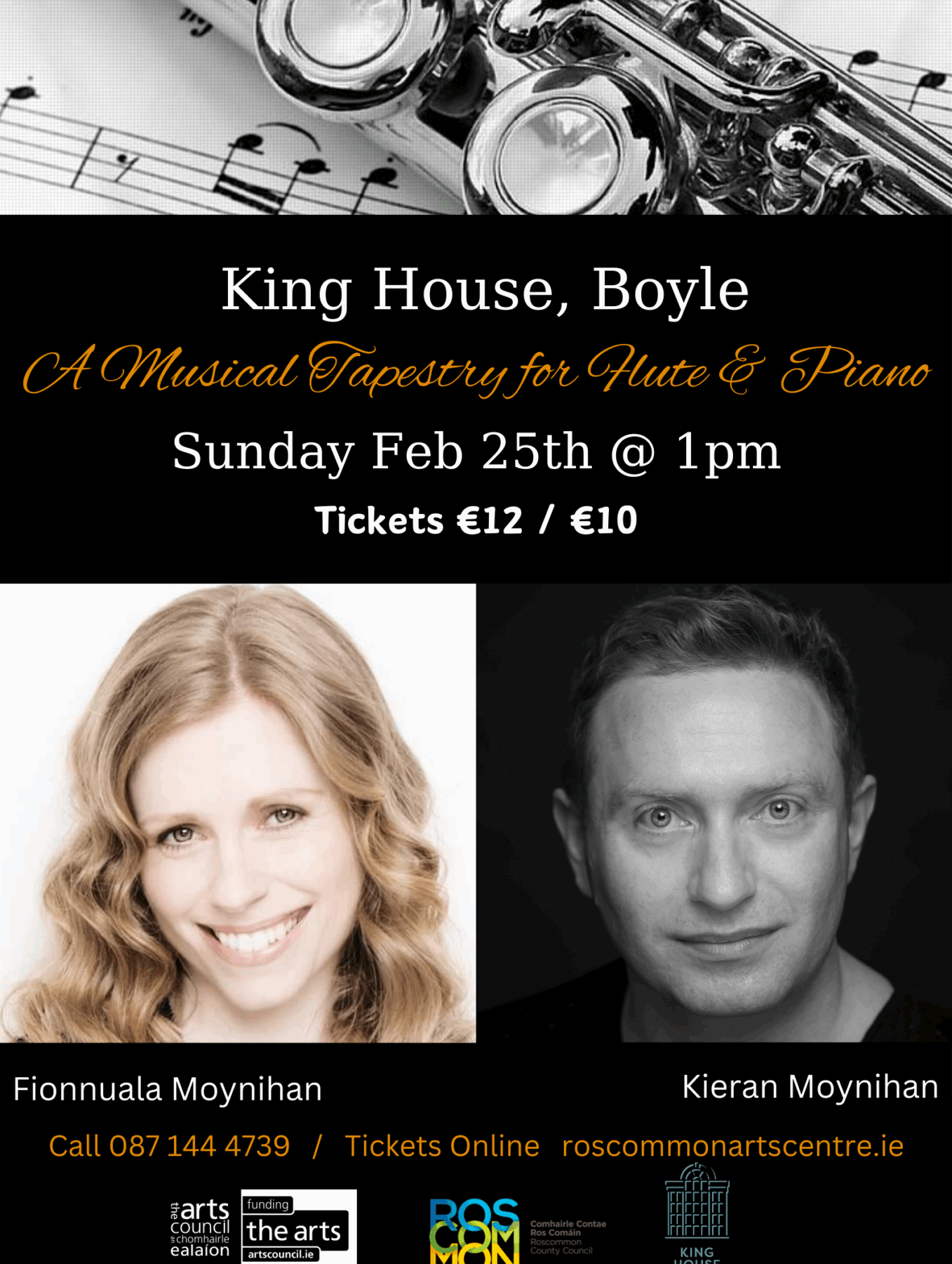 A Musical Tapestry for Flute & Piano in King House Boyle Sun Feb 25th (1)