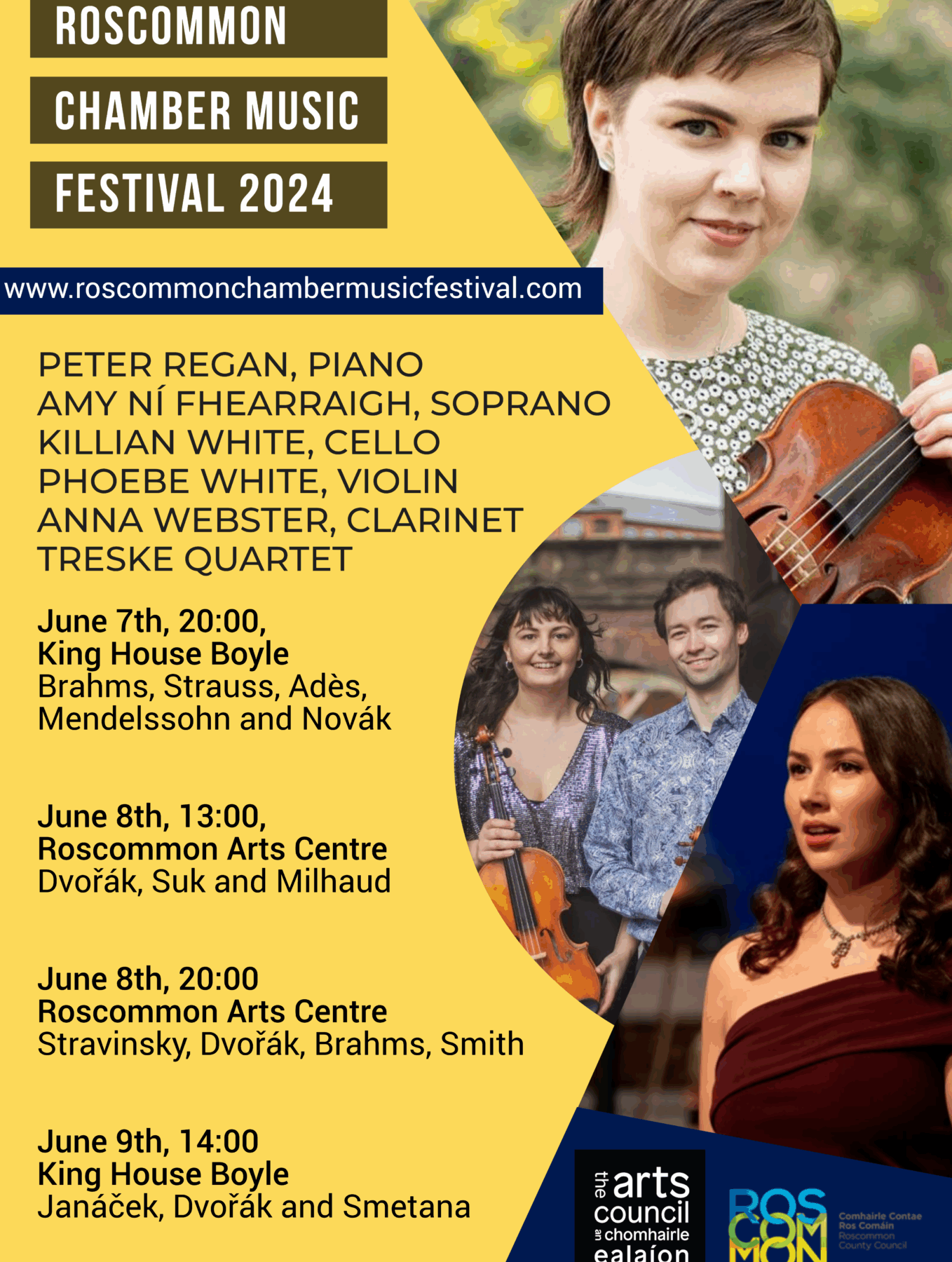 Roscommon Chamber Music Festival 2024 main poster