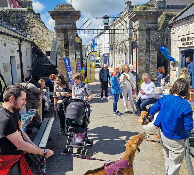 King House Tea Rooms exterior eating area