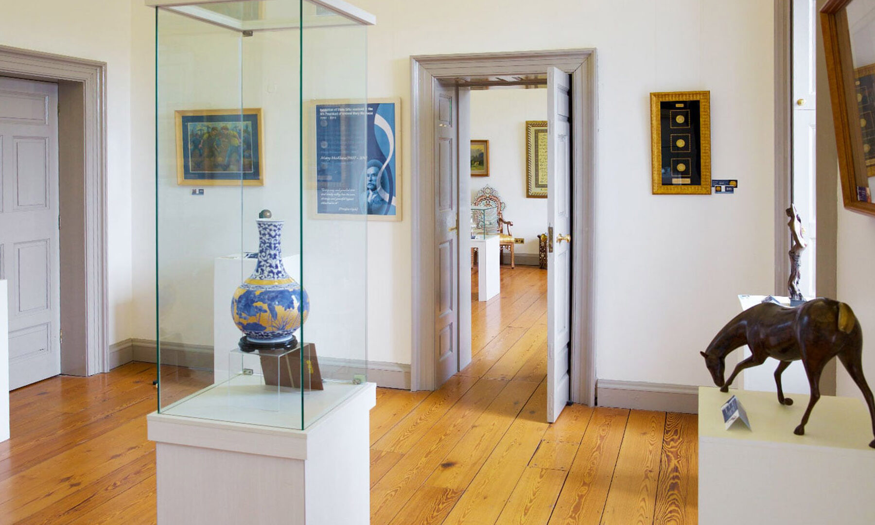 McAleese Exhibition of gifts received by former President Mary McAleese during her term as President of Ireland a